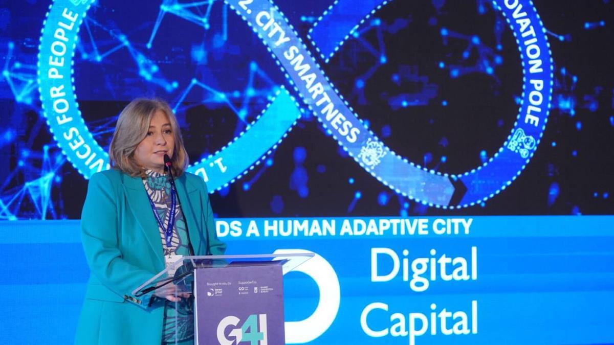 La vicealcaldesa pone en valor la estrategia Madrid Capital Digital