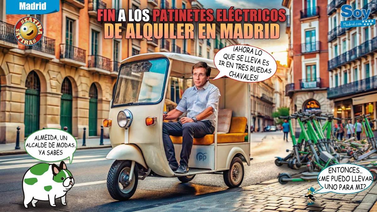 El alcalde de Madrid, José Luis Martínez-Almeida, asegura que trataron de “regular en condiciones que fueran compatibles con la seguridad del peatón”