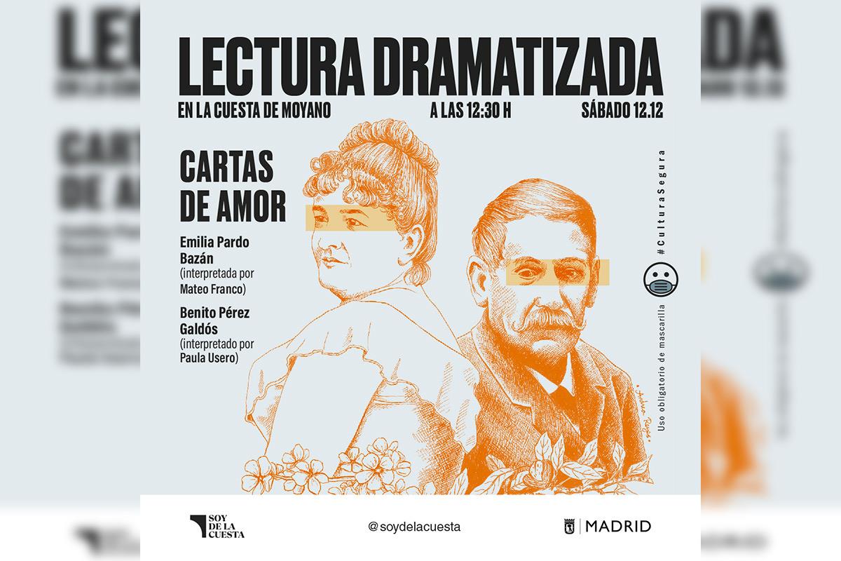 Lectura dramatizada de las cartas de amor entre los dos autores