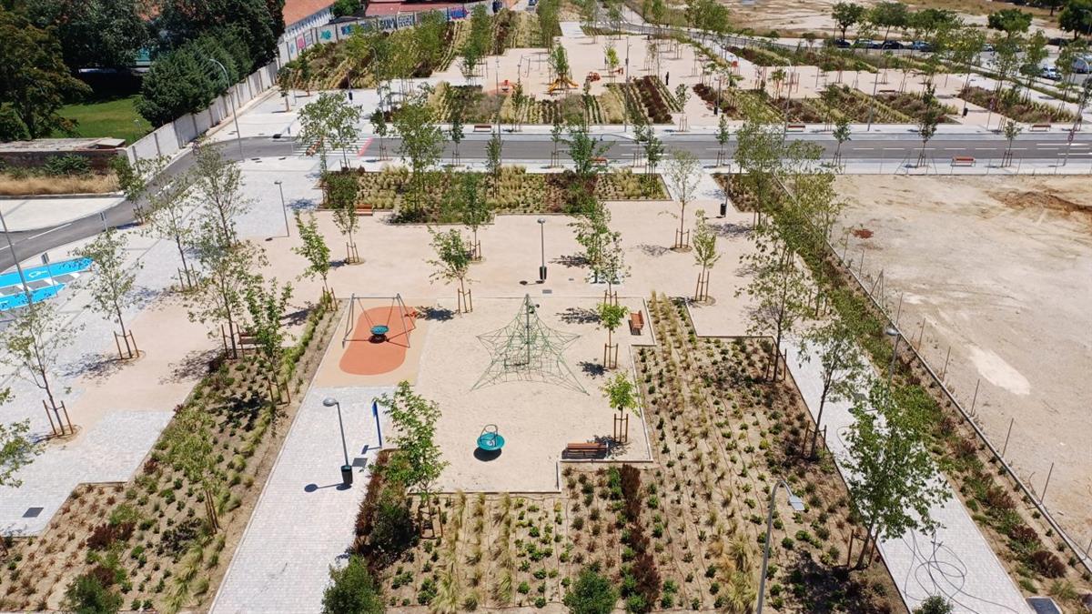 Finalizan los trabajos de remodelación de esta zona ubicada en Carabanchel