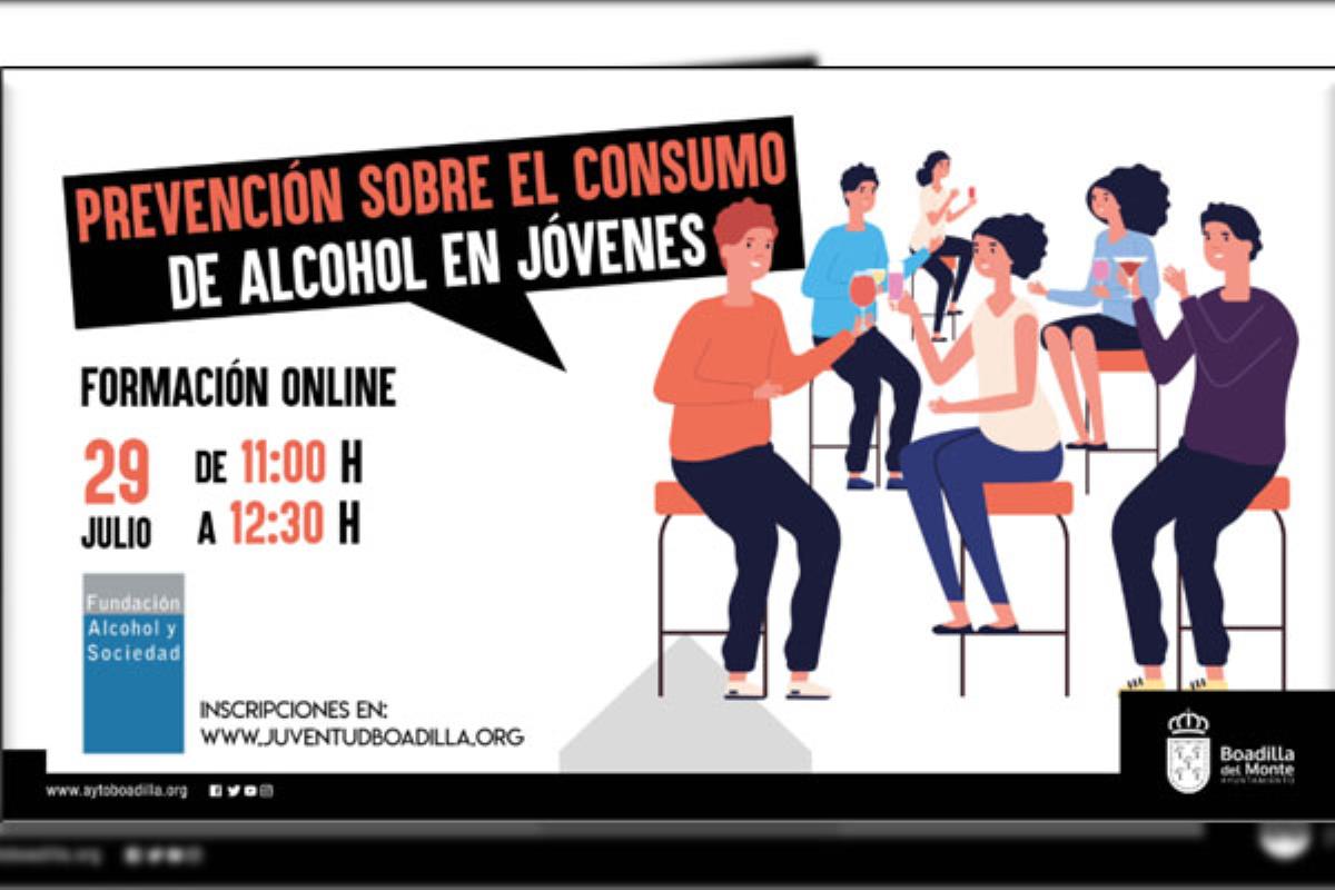 El Ayuntamiento de Boadilla del Monte forma a los jóvenes de 18 a 25 años sobre el alcohol