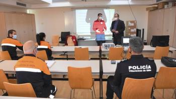 Los voluntarios, por su parte, también pudieron intercambiar experiencias con una dotación de Sant Antoni