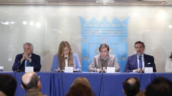 La sesión constitutiva de la plataforma de colaboración público-privada ha estado presidida por el alcalde, José Luis Martínez-Almeida
