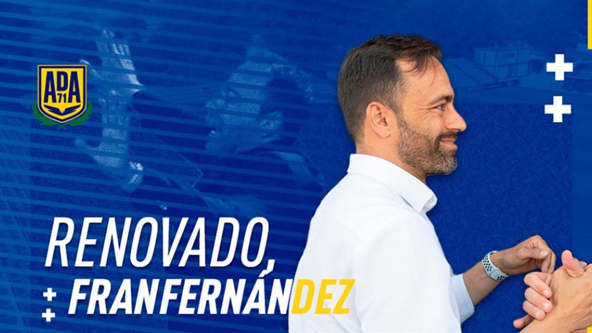 Fran Fernández renueva su contrato con la A.D. Alcorcón