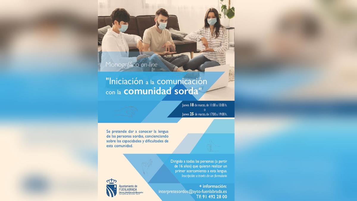 La localidad desarrolla una sesión formativa online para iniciarse en la comunicación con las personas con diversidad auditiva