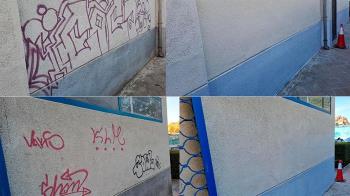 Los presidentes de las comunidades de vecinos pueden solicitar al Ayuntamiento la limpieza de las paredes que tengan grafitis 