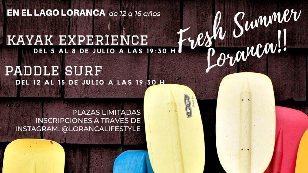 Las clases se impartirán a partir de la primera semana de julio en el Lago Loranca