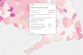Nuestro municipio cuenta un total de 1.412 casos confirmados de COVID-19