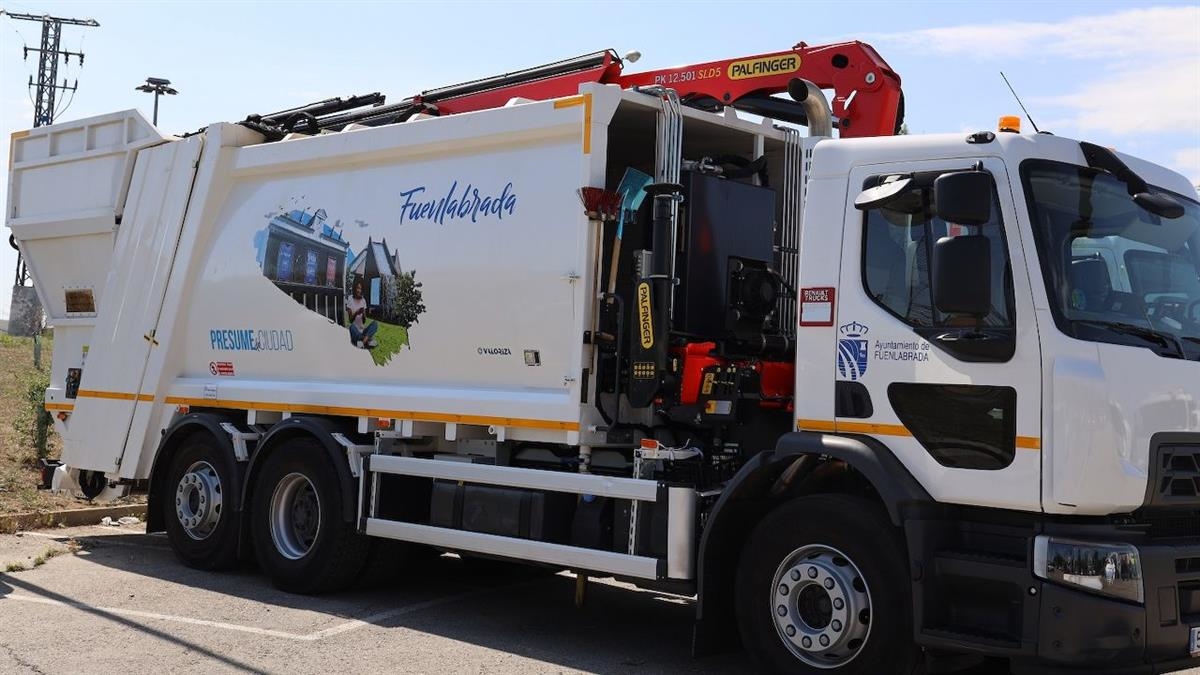 Fuenlabrada incorporará seis nuevos vehículos con etiqueta ECO para mejorar la recogida de residuos y la limpieza viaria en la ciudad
