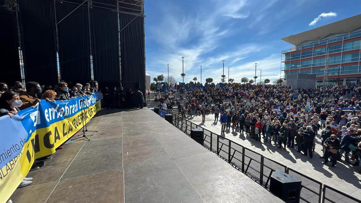 Fuenlabrada se moviliza ante la situación que están viviendo los refugiados y ciudadanos ucranianos