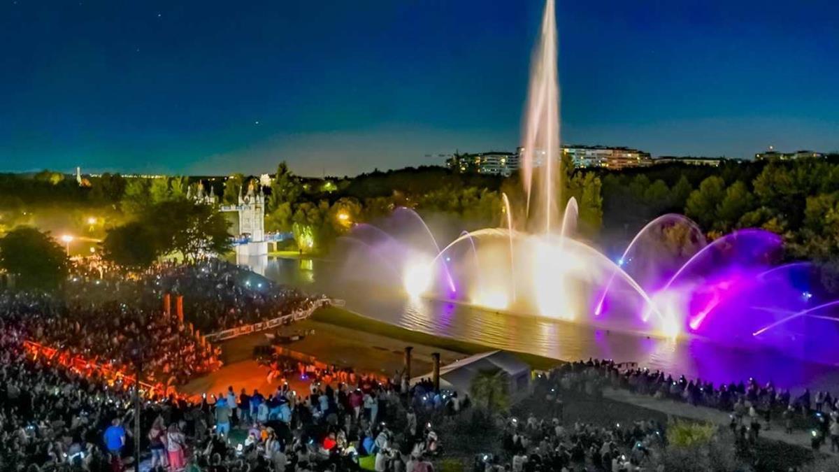 Continúa la nueva temporada del Espectáculo Fuente del Parque Europa