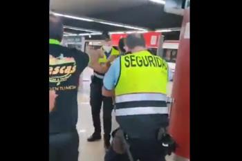 Un vídeo de los hechos grabado por un usuario siembra la polémica en redes sociales