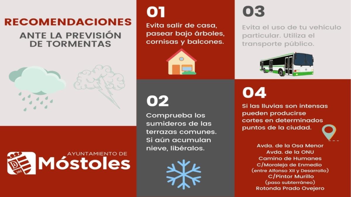 Protección Civil recomienda extremar las precauciones a partir de la media noche