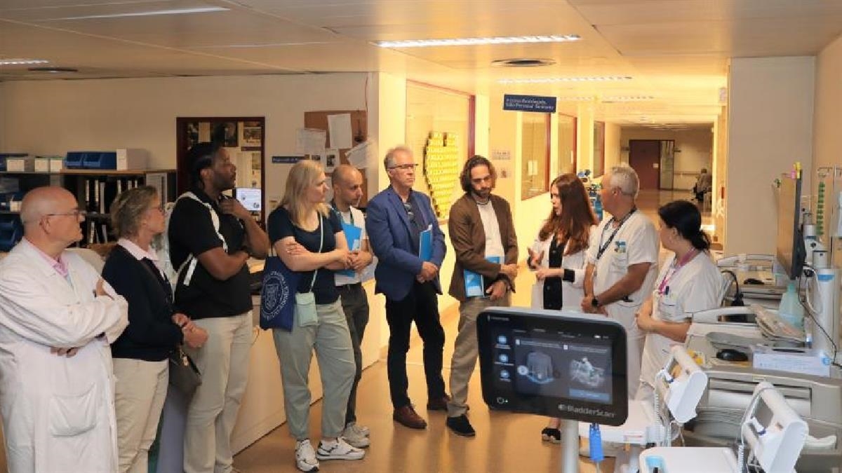 El hospital recibió a una delegación de médicos de países de la Unión Europea para dar a conocer sus iniciativas en seguridad del paciente
