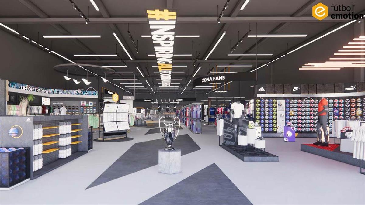 Con la apertura del nuevo establecimiento, de 1500 m2, Fútbol Emotion conseguirá posicionarse como referente de la venta de material de fútbol en Madrid.