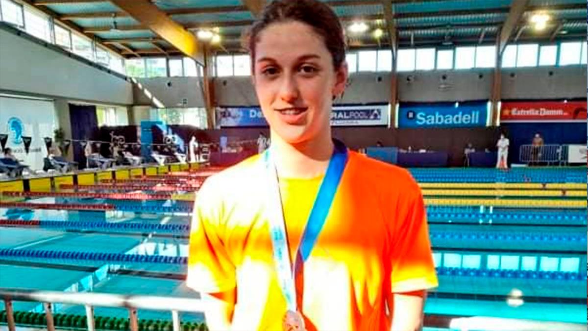 Nuestra vecina ha estado presente en el XLI Campeonato de España Infantil de Natación, donde ha hecho una espectacular actuación