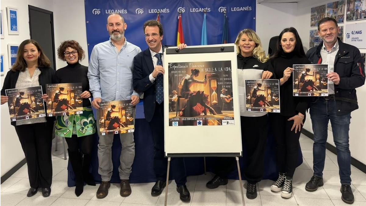 Los populares de Leganés organizan el espectáculo flamenco "Un baile a la vida" a cargo de la Escuela de Danza Siete Notas