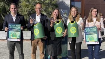La iniciativa forma parte de la campaña “Recicla Vidrio y Reforesta”