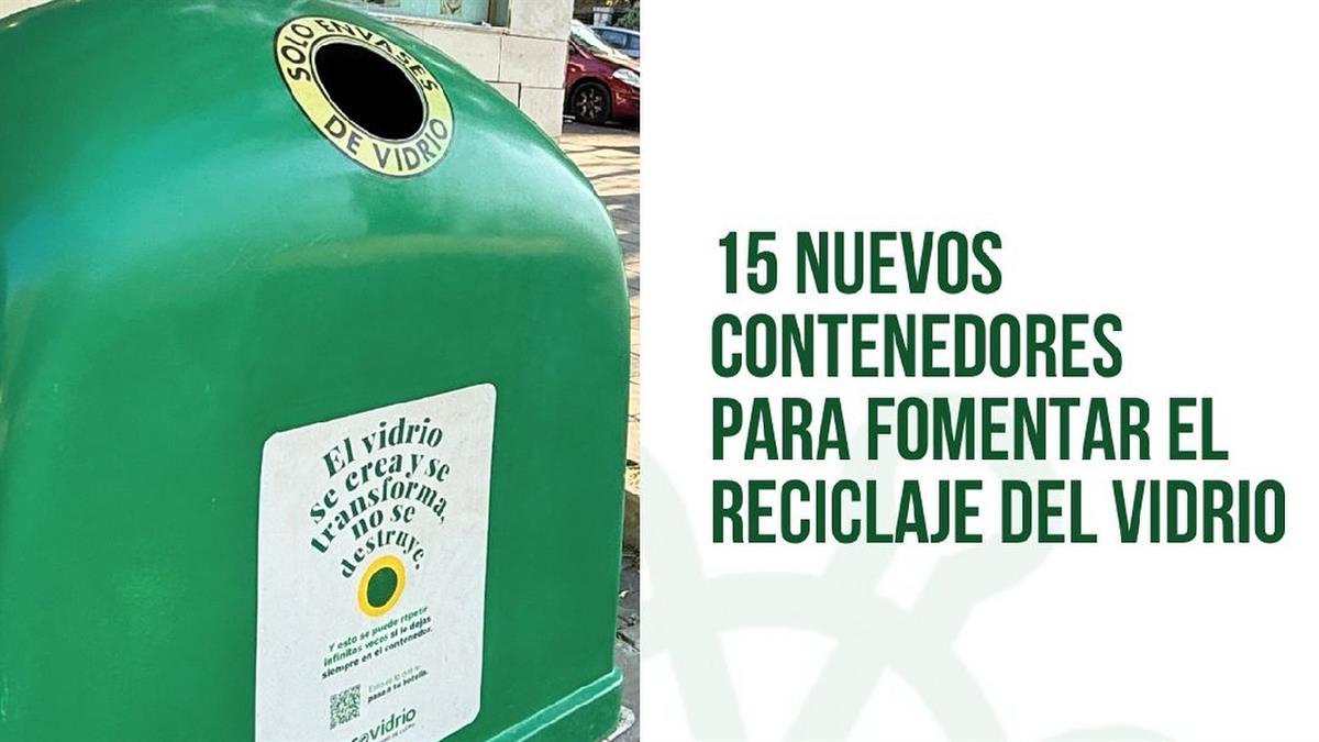 La colocación de nuevos contenedores facilitará el reciclaje a los vecinos