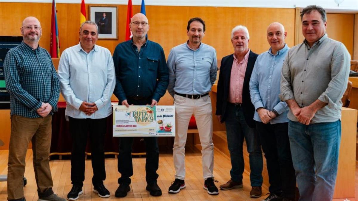 ‘Osadía Gastro Bar’ y Bar ‘La Ría’ premiados a la tapa ‘Más Popular’ y ‘Mejor Tapa’, respectivamente 