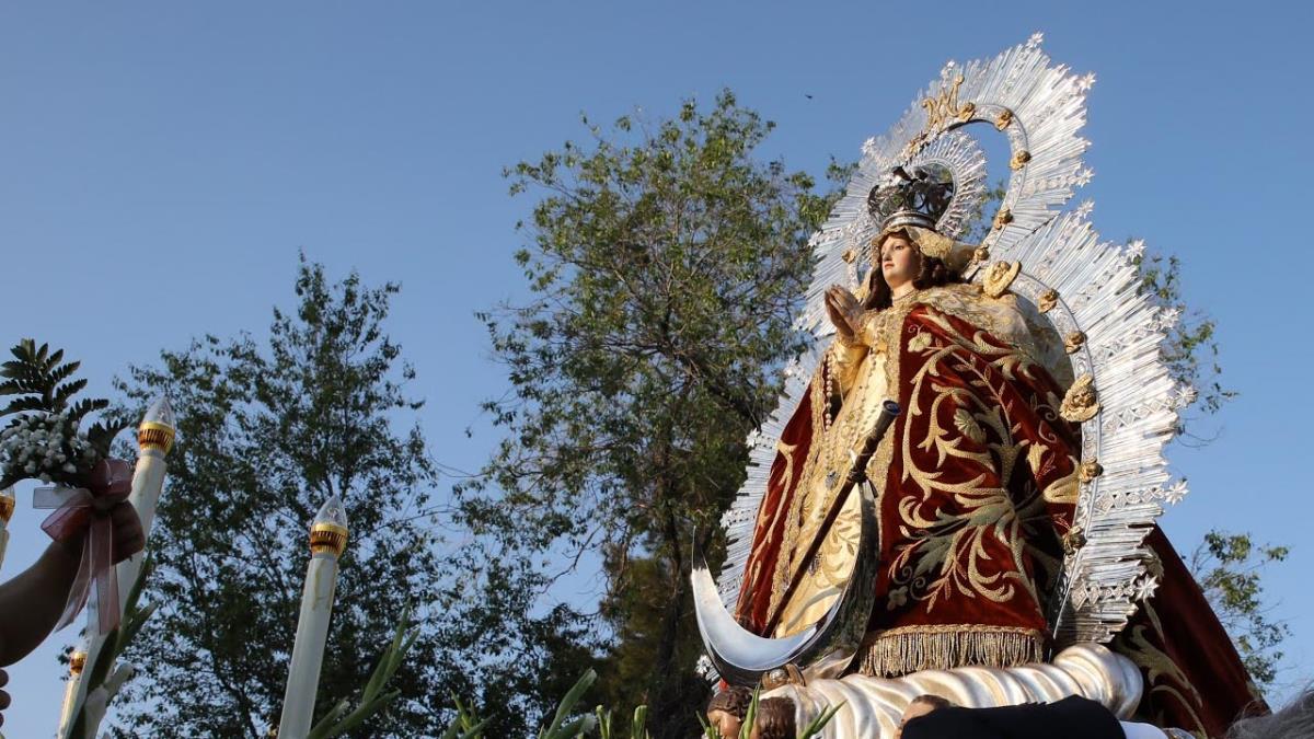 La Congregación de Nuestra Señora de los Ángeles organizó un triduo en honor a la Virgen