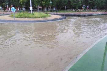 El pasado domingo vecinos de Perales del Río volvieron a tener sus garajes y calles del barrio inundadas