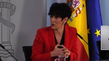 Elma Saiz habla en nombre del Ejecutivo asegurando que el auto de Peinado "va más allá de lo jurídico"