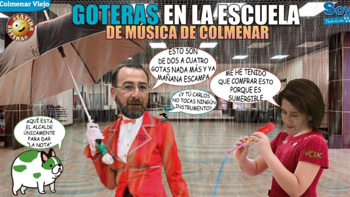 Vecinos por Colmenar denuncia el "mal estado" de la Escuela de Música 
