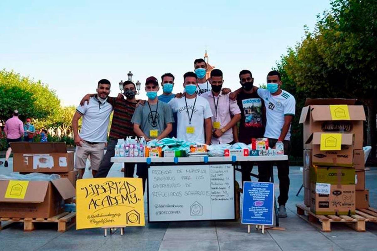 La asociación alcalaina Libertad Academy recibió generosas donaciones destinadas a los campamentos de refugiados saharauis.