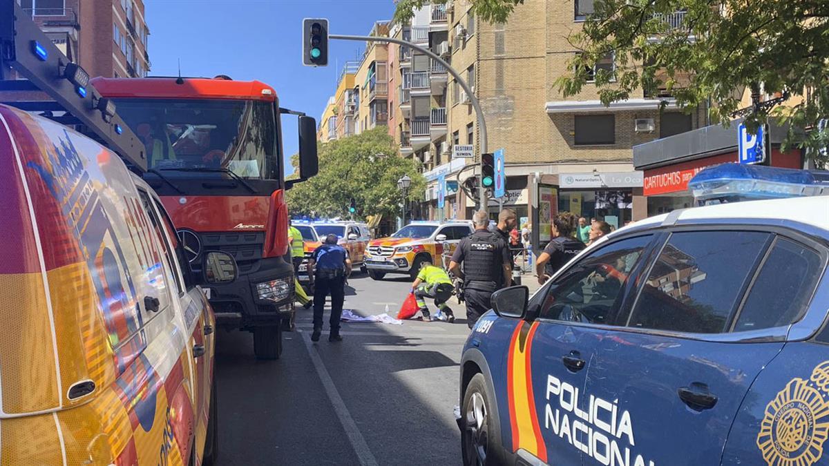 Un camión atropella a una mujer de 70 años