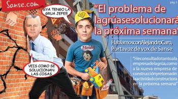Una grúa que preocupa a los vecinos por su posible derrumbe y los casos de ocupación en los bajos de la construccción  