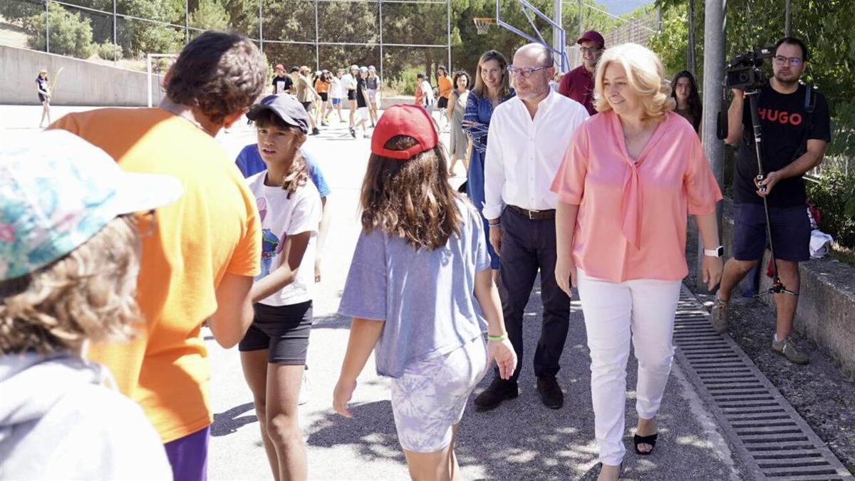 Un campamento del Ayuntamiento de Madrid que fomenta esta actividad en 460 menores durante este verano