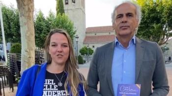 Escudero ha visitado el municipio para apoyar a la candidata del PP