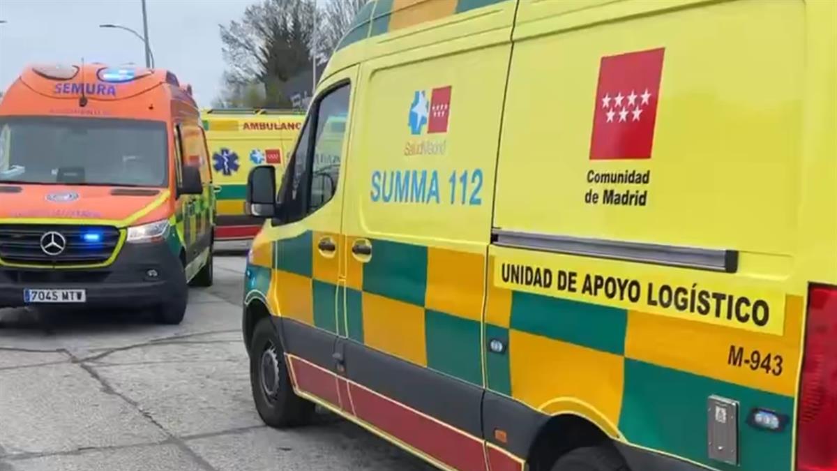 El hombre de 39 años ha sido trasladado al Hospital de La Paz con pronóstico grave
