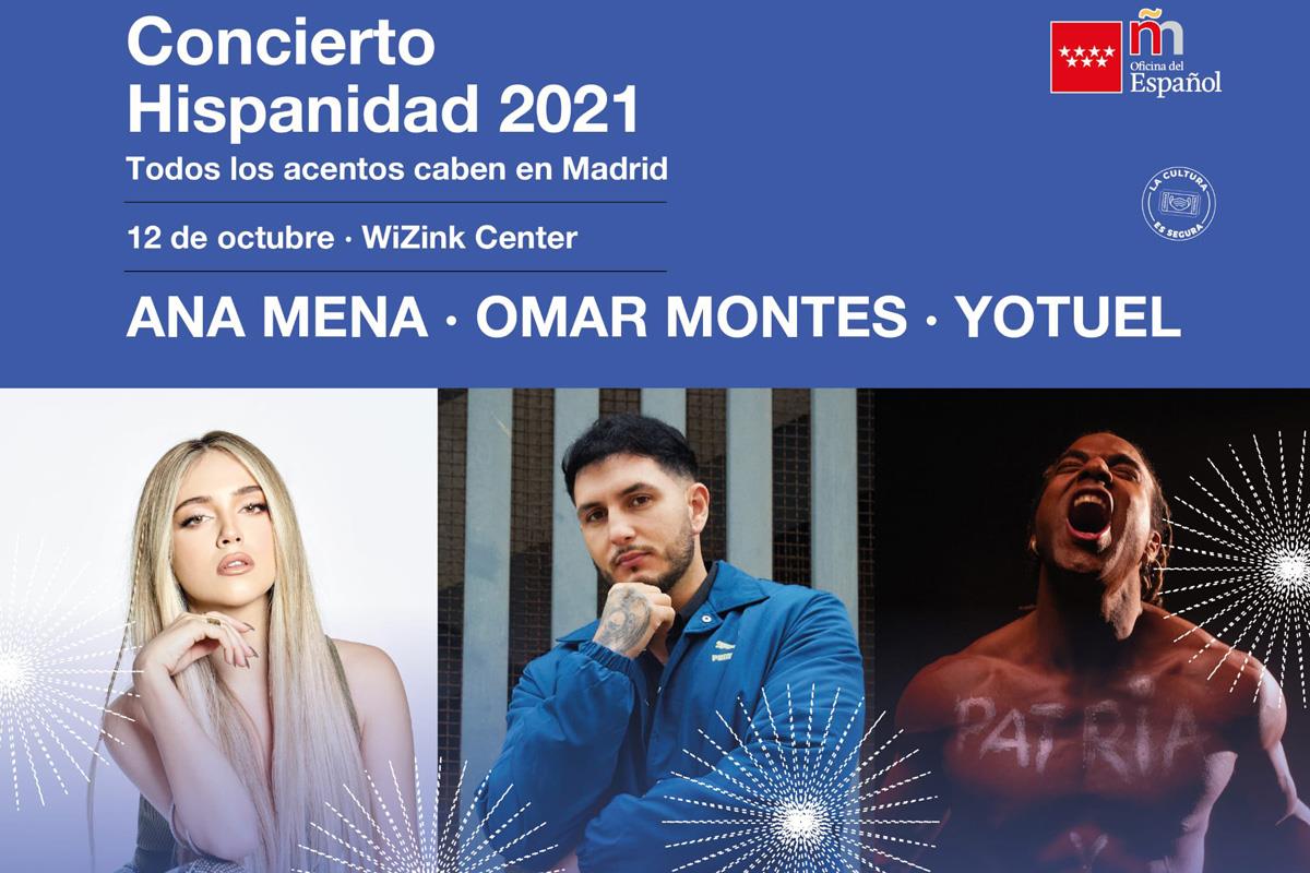 La Comunidad de Madrid celebrará hasta el día 12 de octubre el festival Hispanidad 2021 – Todos los acentos tienen cabida en Madrid