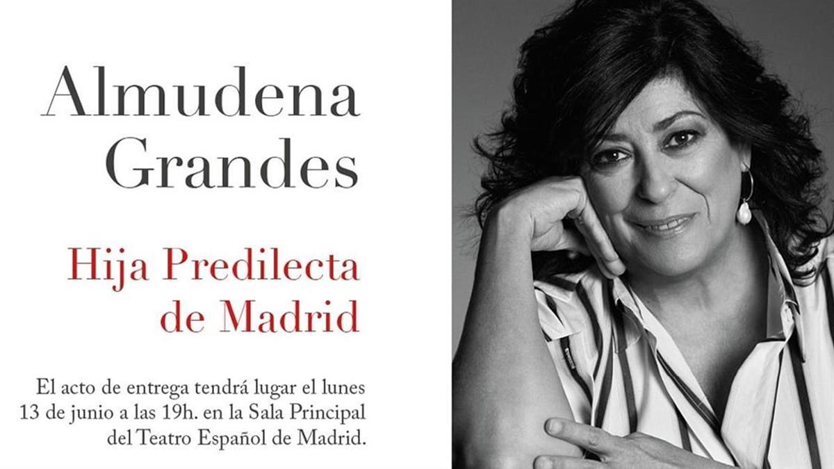 La escritora será nombrada Hija Predilecta de Madrid a título póstumo el próximo lunes 13 de junio a las 19h 