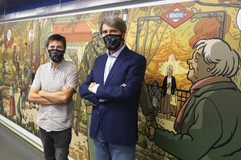 La obra del prestigioso dibujante e ilustrador estará expuesta de forma permanente en los pasillos de la estación