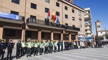 Se ha guardado un minuto de silencio en memoria de los agentes