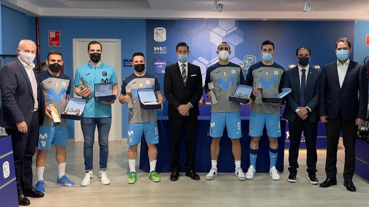Los jugadores lograron este galardón a nivel europeo dentro del fútbol sala