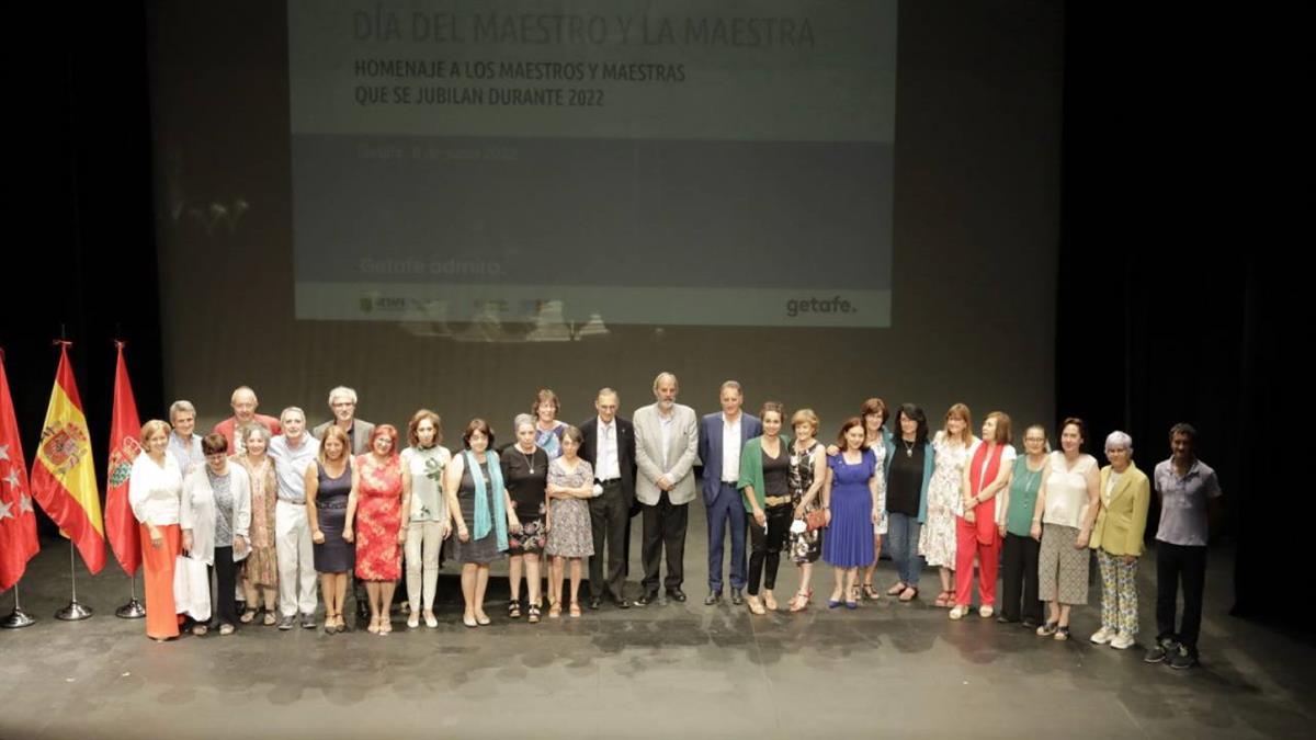 Han dedicado parte de su vida en centros educativos públicos de Getafe