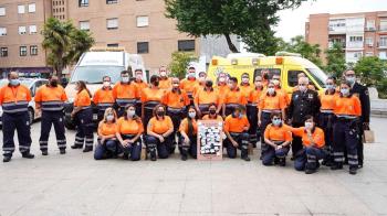 Ocho de los voluntarios han sido premiados por su excelente actuación durante la pandemia y el temporal Filomena
