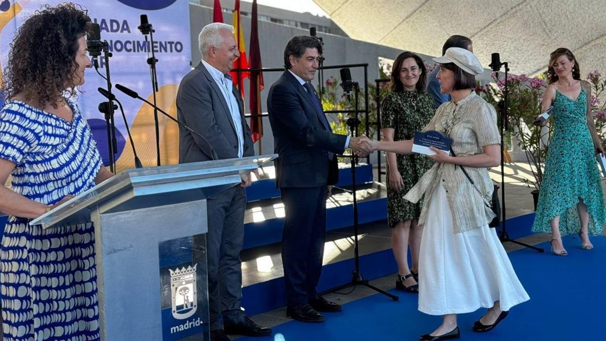 El concejal de distrito, David Pérez, ha participado hoy en la XI Jornada de Reconocimiento Escolar que se ha celebrado en el Auditorio Pilar García Peña
