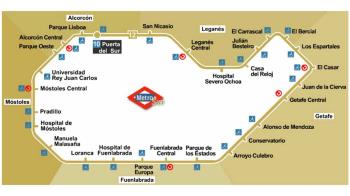 Lee toda la noticia 'Comienzan las obras en las estaciones de MetroSur de Fuenlabrada'