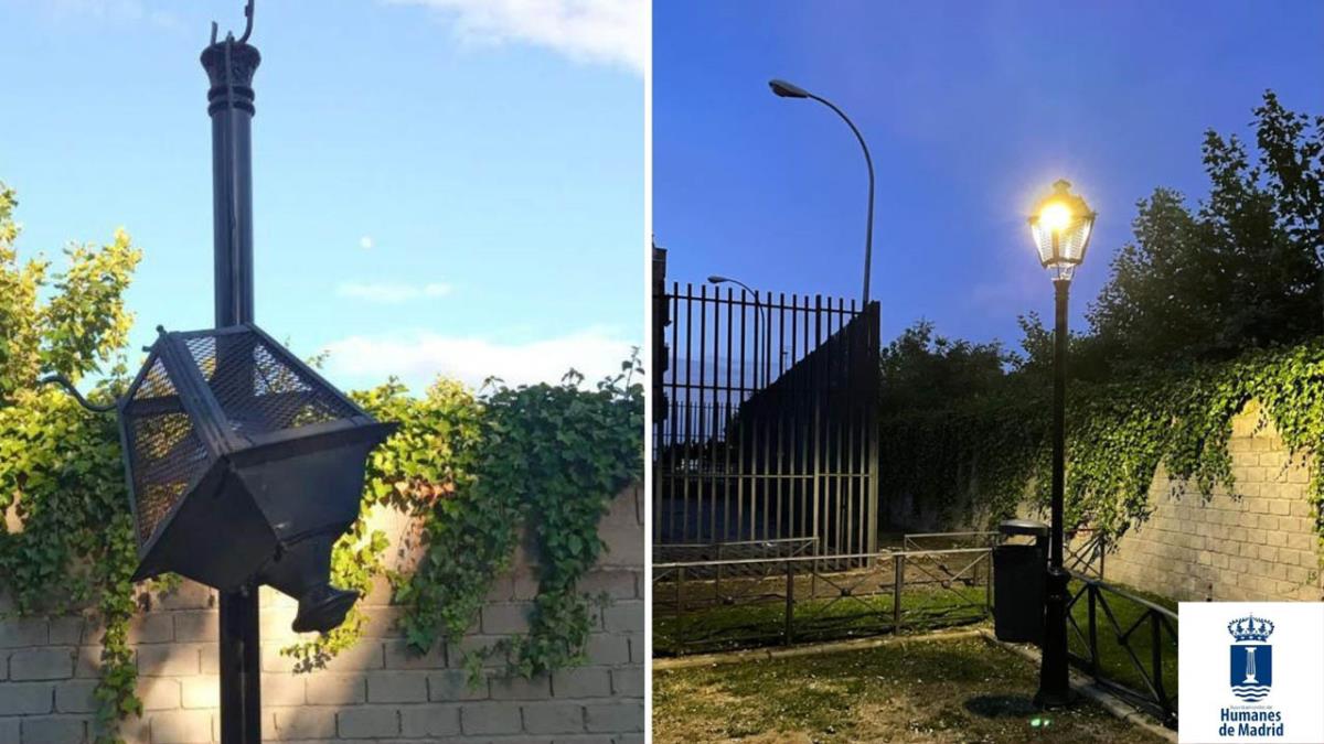 Denuncian el aumento de farolas rotas