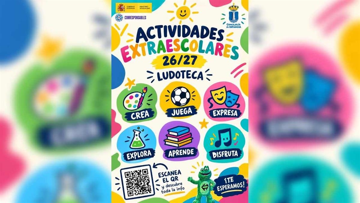 La Ludoteca Norte abrirá en el colegio Santo Domingo de Guzmán y se suma a una programación gratuita de actividades para el curso 2026/2027
