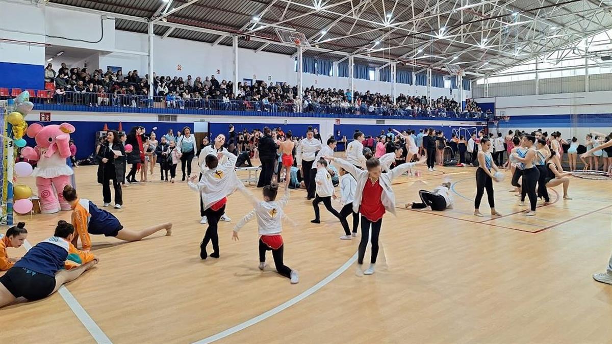 El pasado fin de semana participaron en la I Fase de Conjuntos de gimnasia rítmica