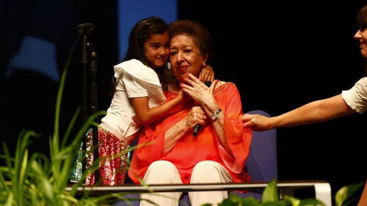 Amelia del Castillo recogió el galardón a toda su trayectoria y aportación al deporte