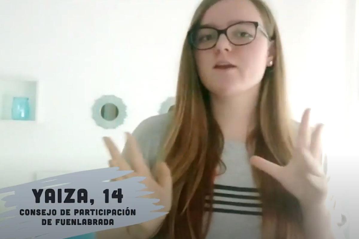 UNICEF ha pedido a adolescentes de Fuenlabrada y otras ciudades reimaginar como será el mundo cuando superemos la crisis del covid-19