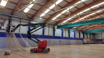 Con el acondicionamiento de diversos pabellones y pistas 