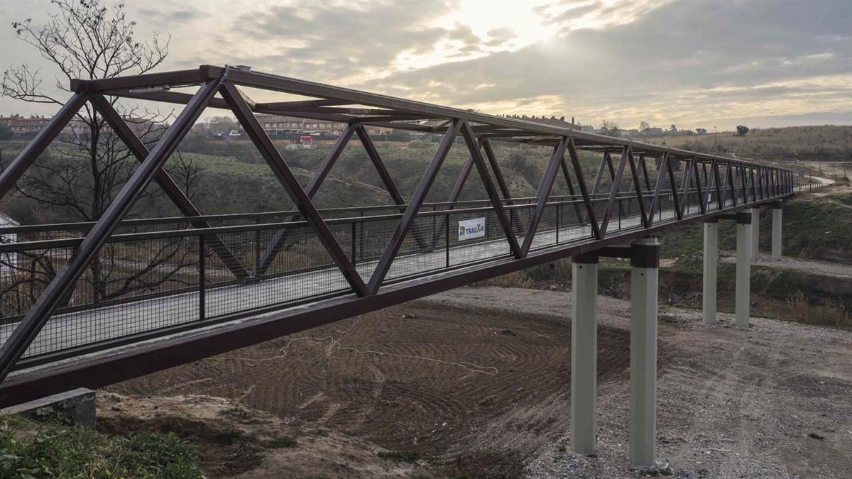 Quedó calcinada tras un incendio producido este pasado verano